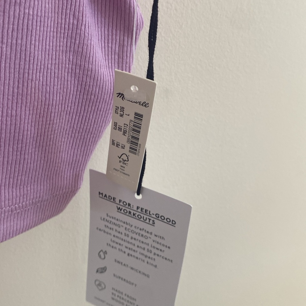 MWL Purple Sleeveless Collared Top - Picture 3 of 5